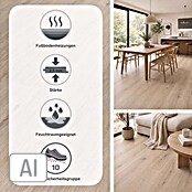 Fixed Vinylboden Eiche Cream (Eiche Cream, Landhausdiele, 1 219 x 184 x 2,5 mm) | BAUHAUS