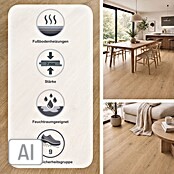 b!design Vinylboden Isocore Inside Châteaux Neuf (1.510 x 300 x 7 mm, Landhausdiele)