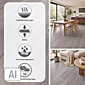b!design Vinylboden Rigid SPC Swiss Pinie (1.220 x 181 x 3,8 mm, Landhausdiele)