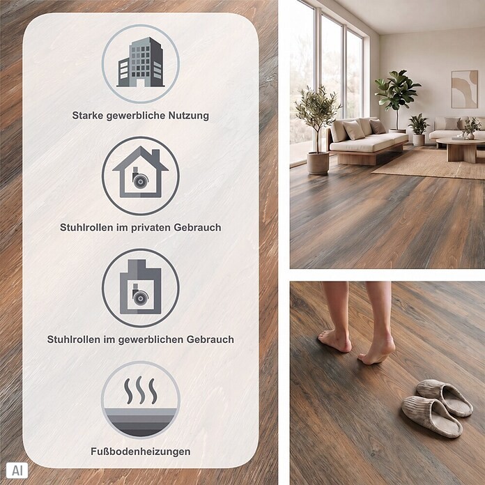 Vinylboden Sly 1:2:3 Harvard Oak (Mehrstab)