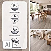 Vinylboden (1.524 x 228 x 6,5 mm, Landhausdiele)