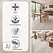 Classen Vinylboden GreenVinyl Sand-Eiche (1.290 x 173 x 3,8 mm, Landhausdiele)