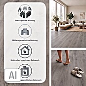 Vinylboden (1.524 x 228 x 6,5 mm, Landhausdiele)