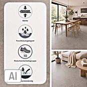 Star Clic Vinylboden Stone Mykonos (605 x 304,8 x 4,2 mm, Fliesenoptik)