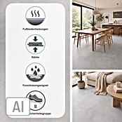 b!design Vinylboden Isocore Inside Tile Coral (906 x 448 x 7 mm, Fliesenoptik)