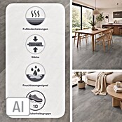 Fixed Vinylboden Beton (Beton, 609,6 x 304,8 x 2,5 mm) | BAUHAUS