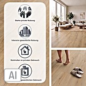 b!design Vinylboden (1.220 x 228 x 4,8 mm, Landhausdiele)