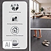 Star Clic Vinylboden Stone Sizilien (605 x 304,8 x 4,2 mm, Fliesenoptik)