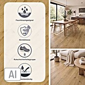 Vinylboden Rigid (Eiche Natur Rustik, Landhausdiele, 1 220 x 180 x 3,5 mm) | BAUHAUS