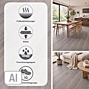 Vinylboden Rigid SPC (Eiche Sombra, Landhausdiele, 1 220 x 181 x 4,3 mm) | BAUHAUS