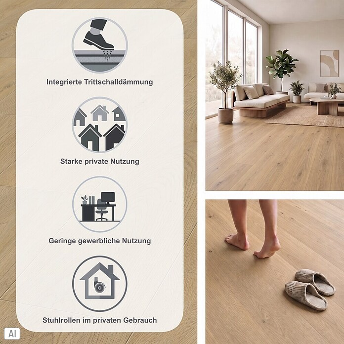Vinylboden Rigid (Oak Forest, Landhausdiele, 1 220 x 229 x 5 mm) | BAUHAUS