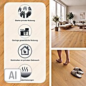 Vinylboden Rigid (Eiche Pure, Landhausdiele, 1 220 x 180 x 3,5 mm) | BAUHAUS