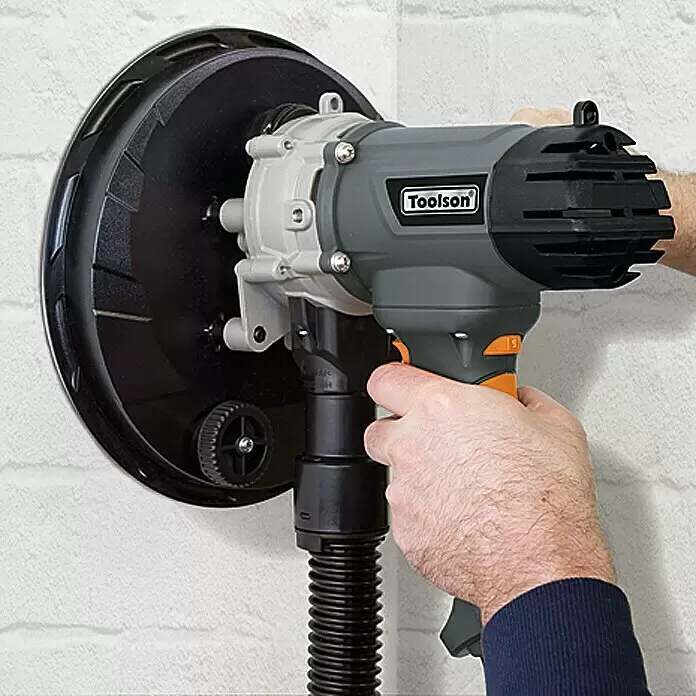 Toolson Wand- & Deckenschleifer DWS 225 DC - 1.200 W, Durchmesser Schleifteller: 215 mm - Anwendungsbeispiel