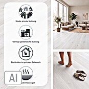 Vinylboden Rigid (Eiche Snow, Landhausdiele, 1 220 x 180 x 3,5 mm) | BAUHAUS