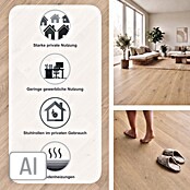 Vinylboden Rigid (Eiche Crema, Landhausdiele, 1 220 x 180 x 3,5 mm) | BAUHAUS