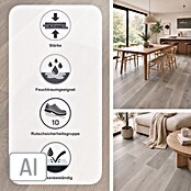 b!design Vinylboden SPC (Eiche Brunni, Landhausdiele, 1 220 x 182 x 4,3 mm) | BAUHAUS