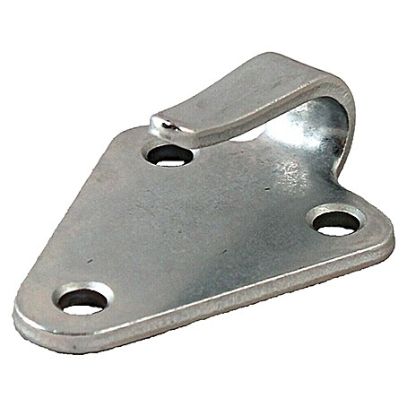 Conacord Placa con gancho (L x An: 50 x 40 mm, Galvanizado al fuego)