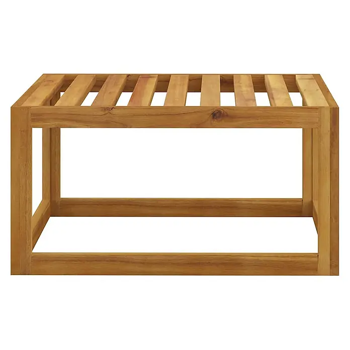 Maison exclusive gartenmöbel-set berkel en rodenrijs holz grau 6-teilig -  - Hellbraune Holzlamellenbank oder Beistelltisch, ideal als Sitzgelegenheit oder Akzentstück.