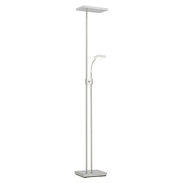 Tween Light LED-Deckenfluter Texas - LED, Höhe: 180 cm - Moderner LED-Stehleuchte in Silber mit zwei Leuchten für optimales Licht. Stilvolle Beleuchtung für jedes Zuhause, die für eine angenehme Atmosphäre sorgt.