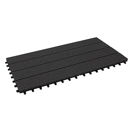 Floordirekt  Klickfliese WPC Royal 30 x 60 cm Anthrazit