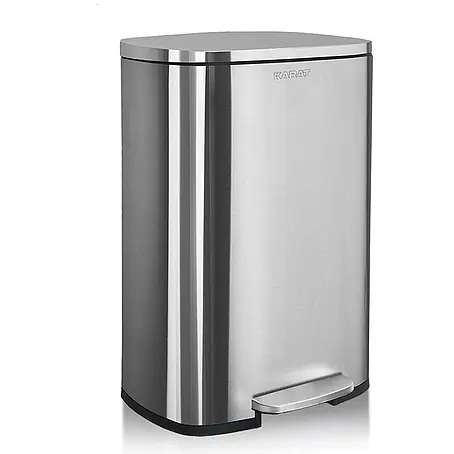 Floordirekt  Standard-Mülleimer Dustin 30 L Silber