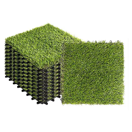 Floordirekt  Klickfliese Kunstgras 30 x 30 cm 11er-Set