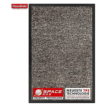 Floordirekt  Fußmatte Space 205 - Rutschfeste Türmatte - Ocker - 60 x 90 cm