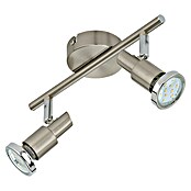 Tween Light Regleta LED (2 luces, Potencia máx.: 6 W, Níquel mate, GU10)