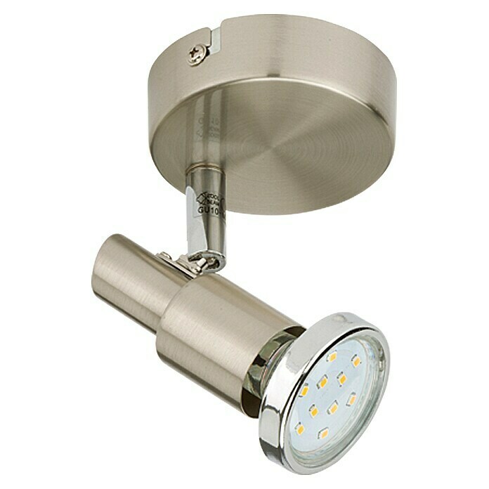 Tween Light Foco de una luz LED (1 luz, Potencia máx.: 3 W, Níquel mate, GU10)