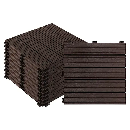 Floordirekt  Klickfliese Claire 30 x 30 cm Braun 11er-Set