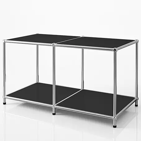 Floordirekt Metallregal Concept Epure MK-016 Schwarz 78 x 40 x 46 cm