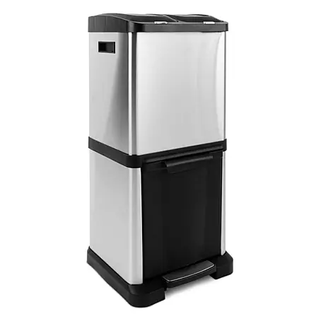 Floordirekt  Standard-Mülleimer Dylan 3 Kammern 32 L