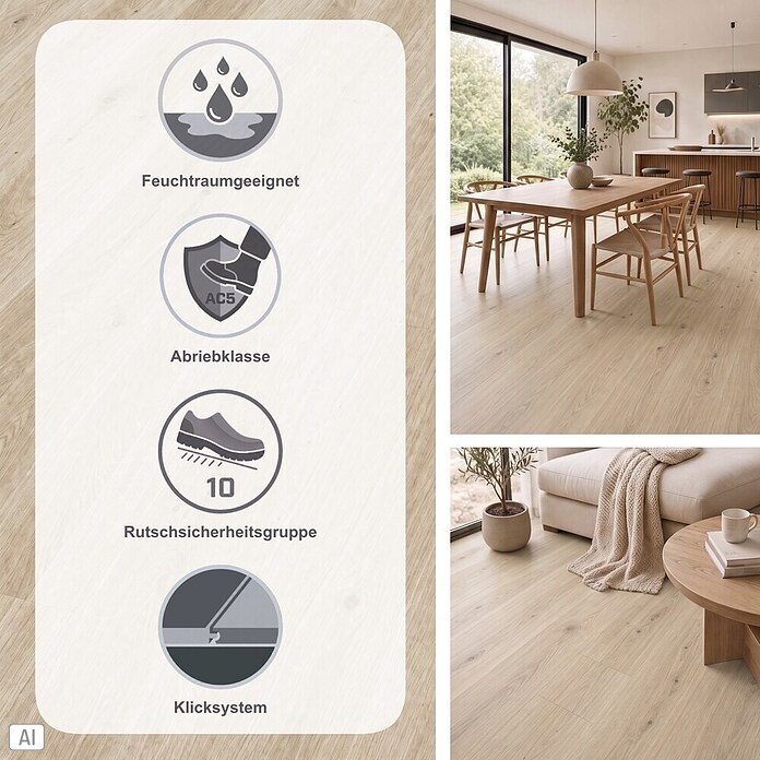 Classen Designboden Pro Nature (Slaney, Landhausdiele, 1 290 x 203 x 4 mm) | BAUHAUS