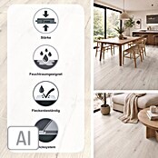 LOGOCLIC Designboden Element Flex (Eiche Almeria, Landhausdiele, 1 288 x 239 x 7 mm) | BAUHAUS