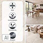 LOGOCLIC Designboden Element Flex (Mist Tile, Fliese, 638 x 322 x 7 mm) | BAUHAUS