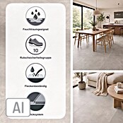 Parador Designboden Modular One (Beton Weiß, Fliese, 853 x 400 x 8 mm) | BAUHAUS