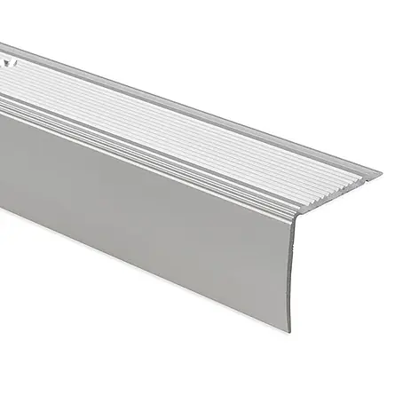 Floordirekt  Treppenkantenprofil Integral Vorgebohrt 90 x 3 x 2 cm Silber