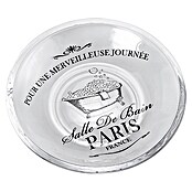 Venus Paris Zeepschaal (Glas, Transparant/Zwart)