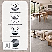 Parador Designboden Modular One (Stein Atlas hellgrau, Landhausdiele, 853 x 400 x 8 mm) | BAUHAUS