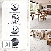 Parador Designboden Modular One (Marmor Eos weiß, Landhausdiele, 853 x 400 x 8 mm) | BAUHAUS