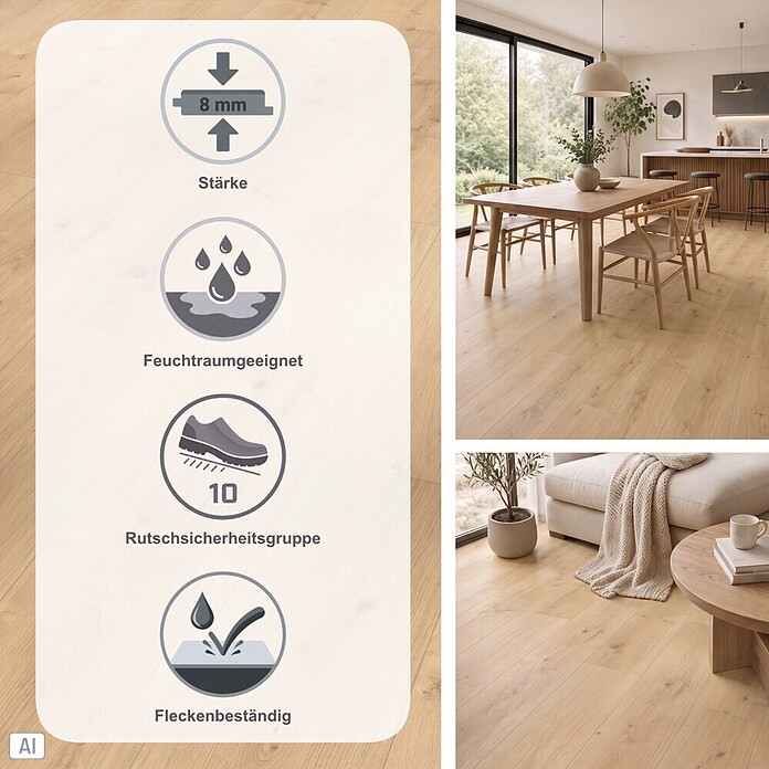 Parador Designboden Modular One (Eiche Verona, 1 285 x 194 x 8 mm) | BAUHAUS