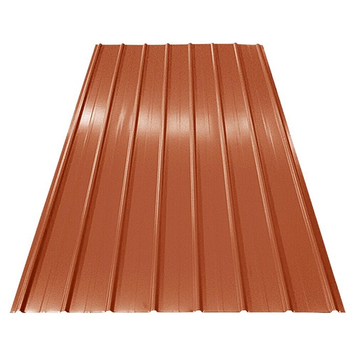 Dakplaat Dakplaat PP12 (200 cm x 91 cm x 0,4 mm, Terracotta)