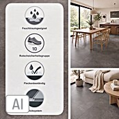 Parador Designboden Modular One (Stein Atlas schattengrau, Landhausdiele, 853 x 400 x 8 mm) | BAUHAUS