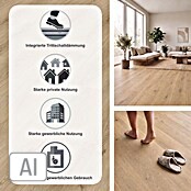 Living by Haro Hydrostar Designboden (Eiche Lucca puro, Landhausdiele, 1 282 x 235 x 6,5 mm) | BAUHAUS