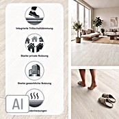 Parador Designboden Modular One (Eiche Nordic weiß, 1 285 x 194 x 8 mm) | BAUHAUS