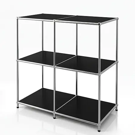 Floordirekt  Metallregal Concept Epure MK-027 - 78 x 40 x 82 cm Schwarz