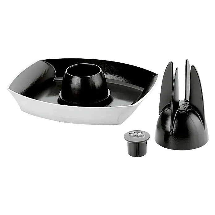 Weber Style Soporte para asar pollos para barbacoa - Aluminio - Set Weber para asar aves con soporte y bandeja de goteo para un pollo a la parrilla jugoso. ¡Ideal para la parrilla!