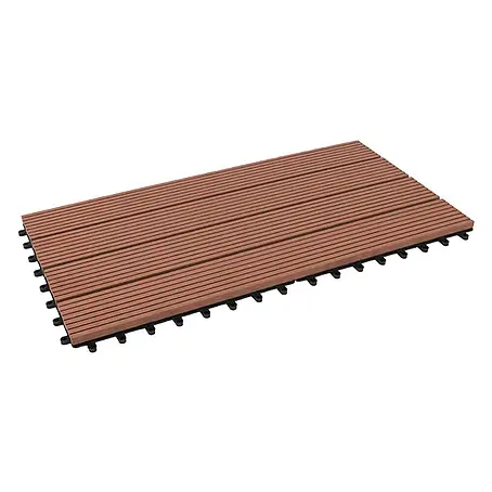 Floordirekt  Klickfliese WPC Royal 30 x 60 cm Hellbraun