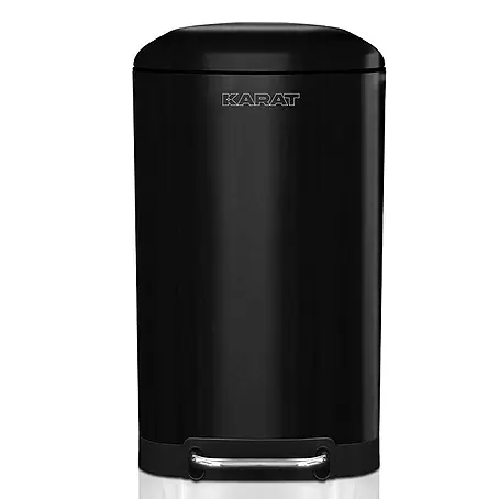 Floordirekt  Standard-Mülleimer Cubo 30 L Schwarz