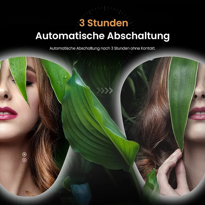 Emke Lichtspiegel Glowrim LM33 -  - Automatische Abschaltung nach 3 Stunden ohne Kontakt.